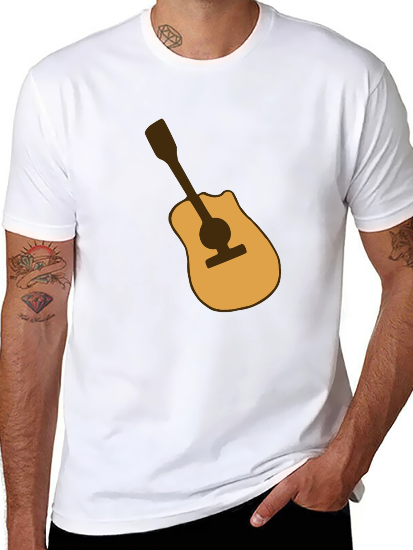Guitar Graphic T-Shirt | Classic Music Tee