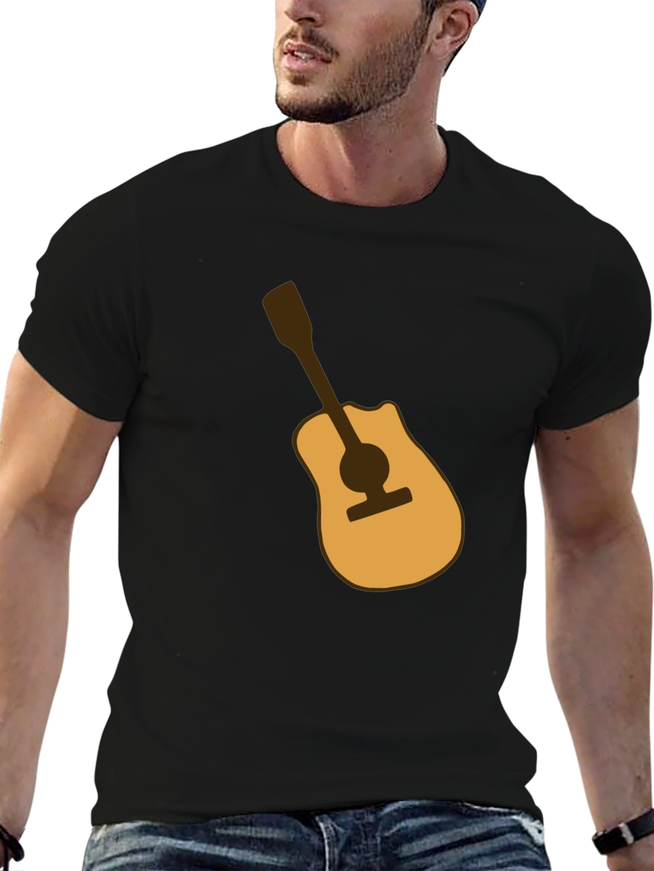 Guitar Graphic T-Shirt | Classic Music Tee