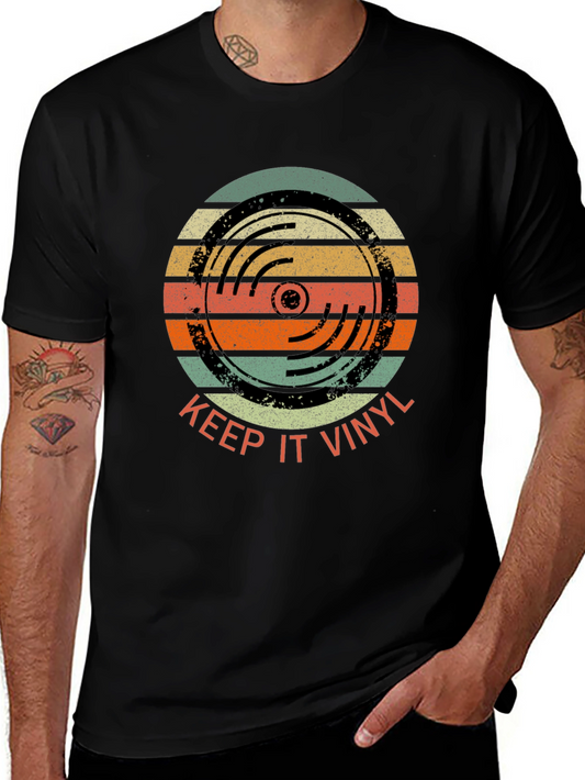 Keep It Vinyl Retro Graphic T-Shirt