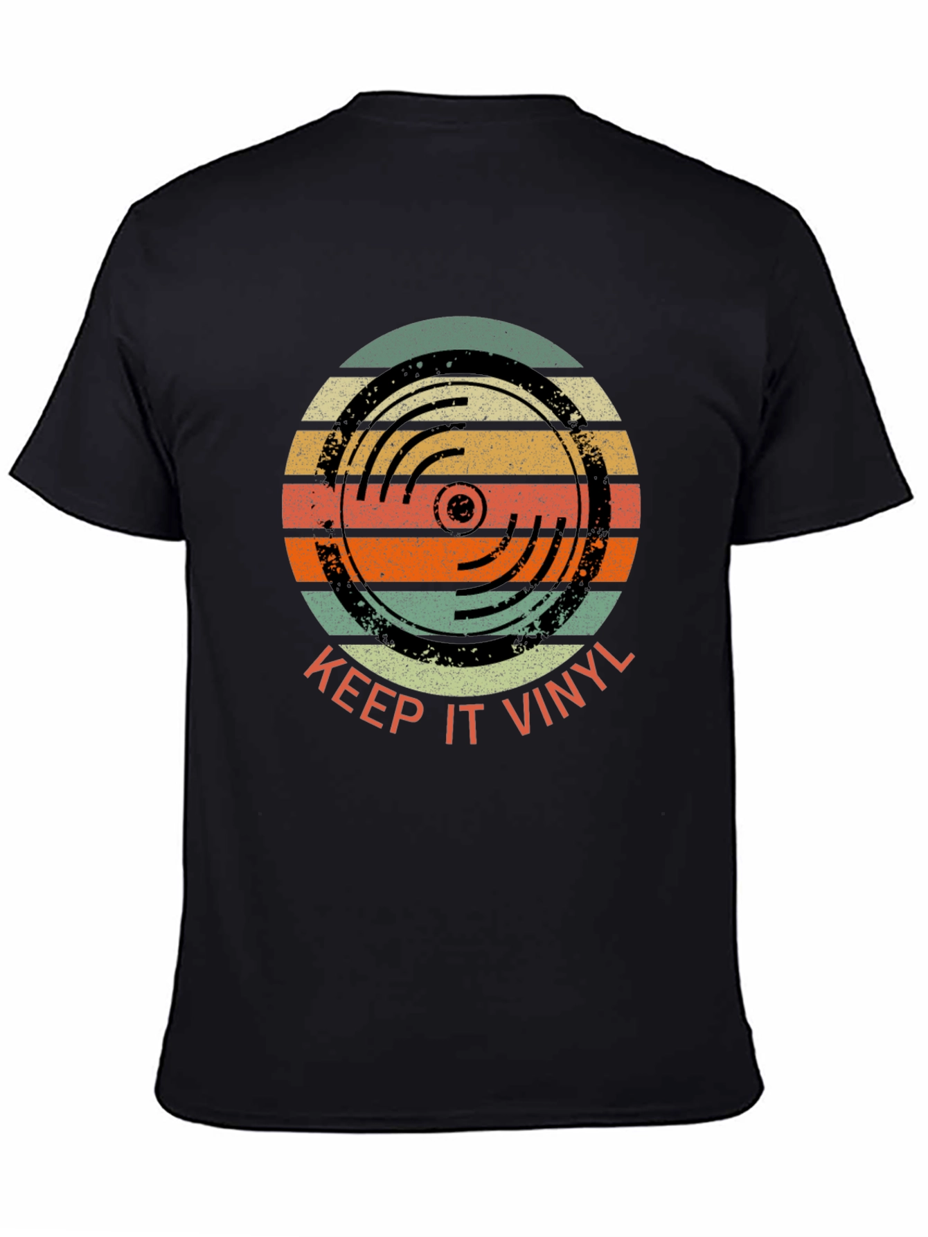Keep It Vinyl Retro Graphic T-Shirt