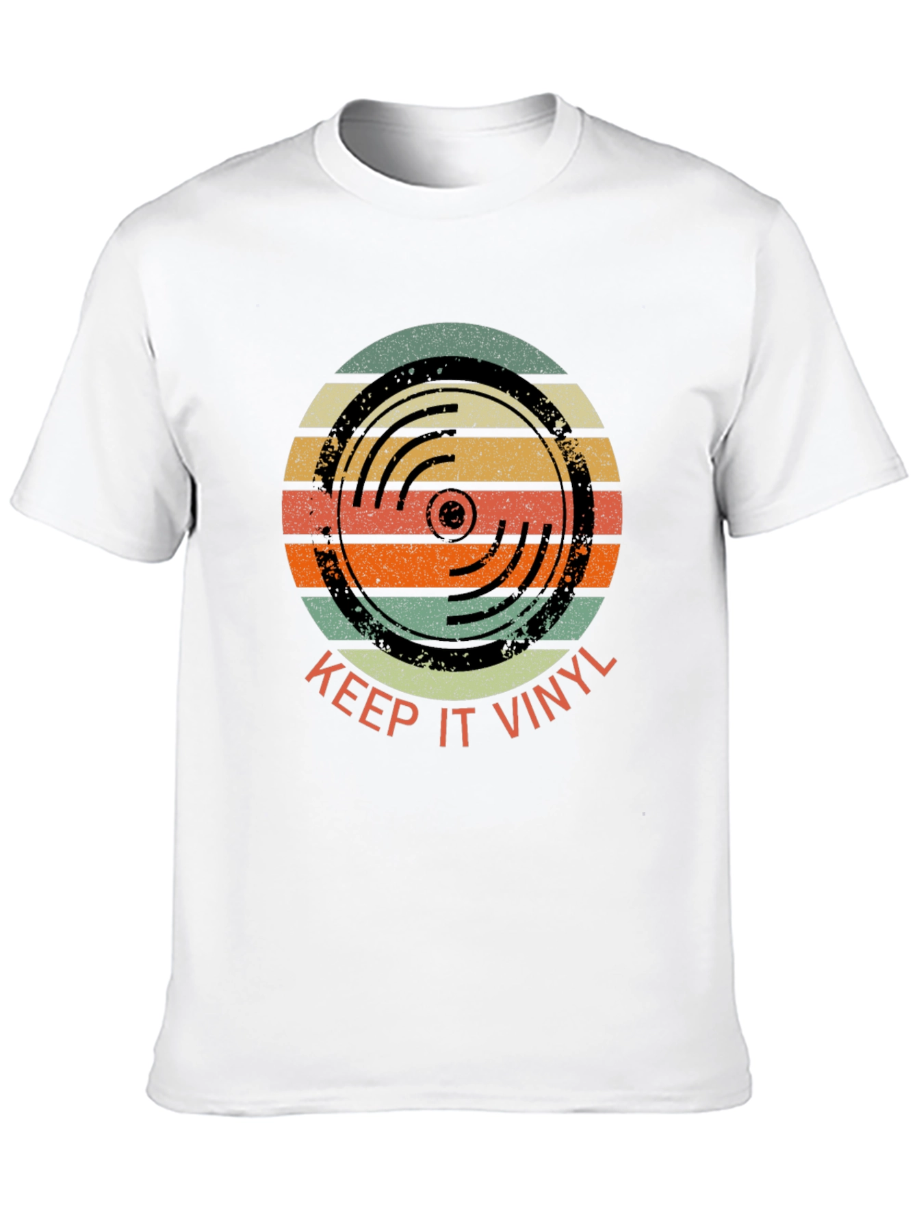 Keep It Vinyl Retro Graphic T-Shirt