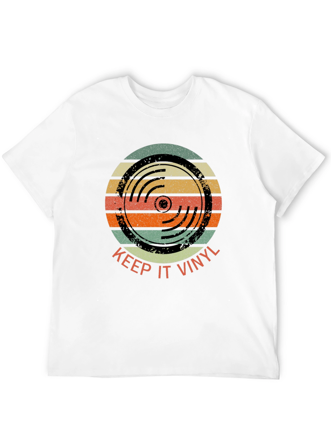 Keep It Vinyl Retro Graphic T-Shirt