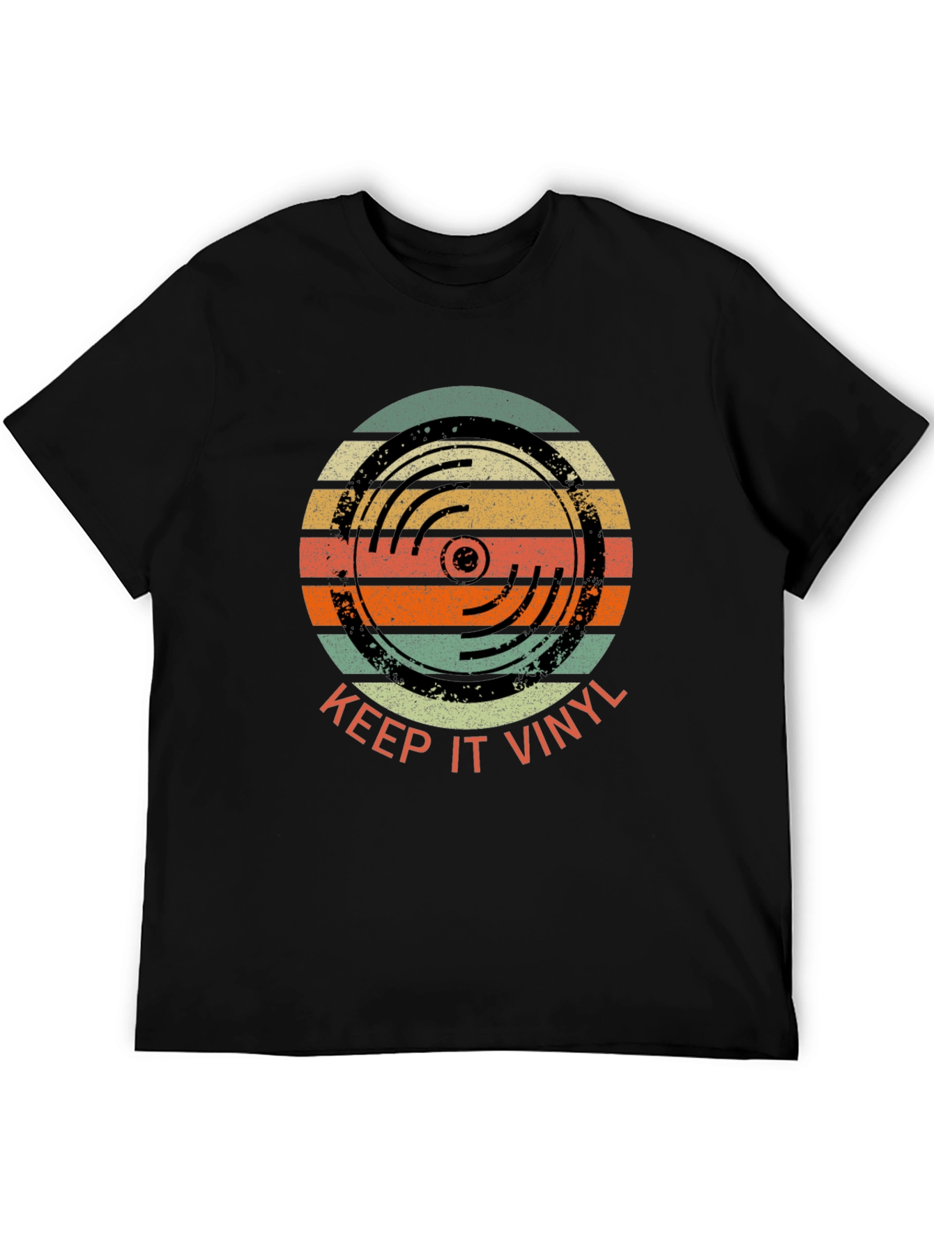 Keep It Vinyl Retro Graphic T-Shirt