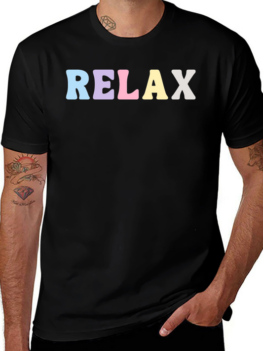 Relax Graphic Tee - Stylish Comfort