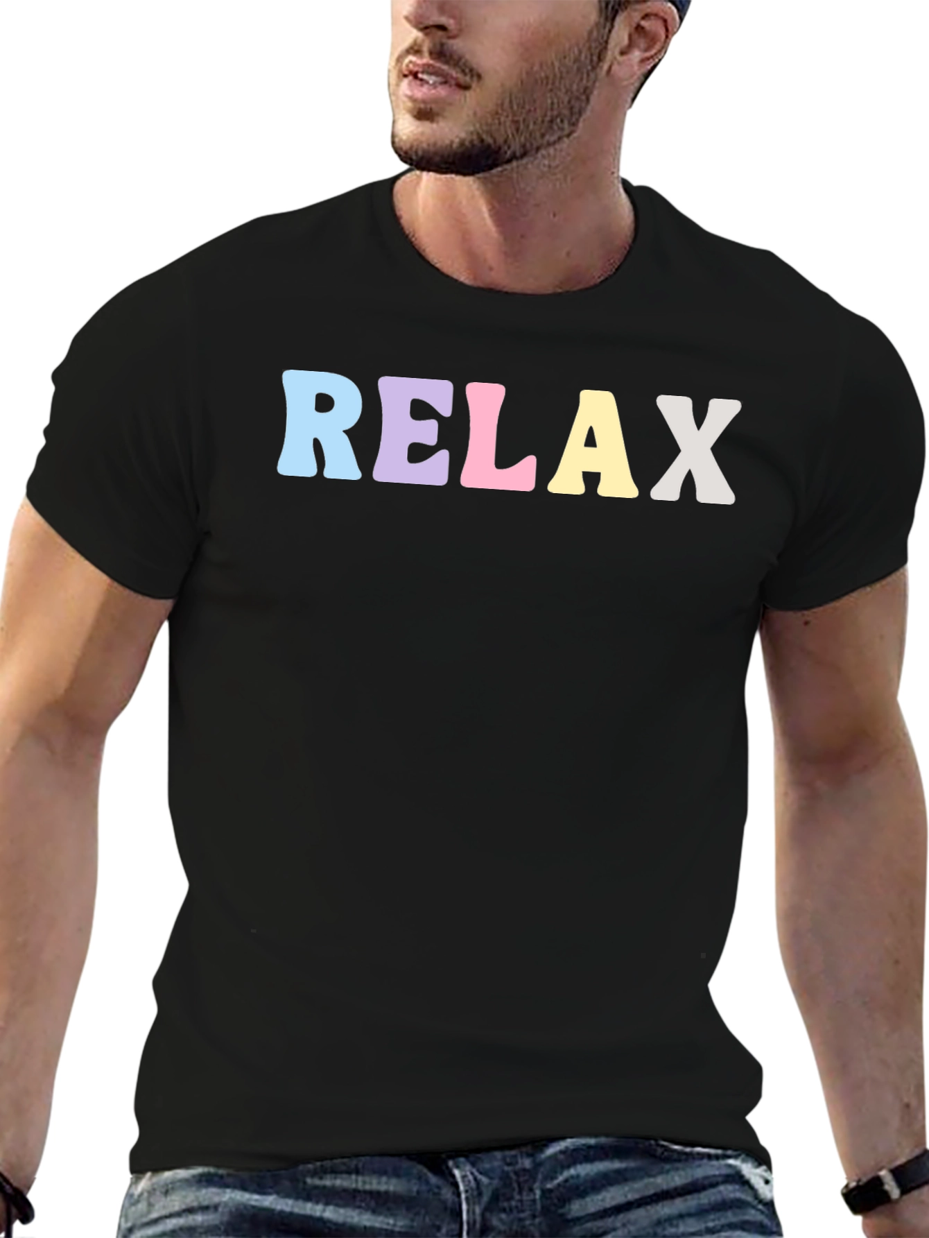 Relax Graphic Tee - Stylish Comfort