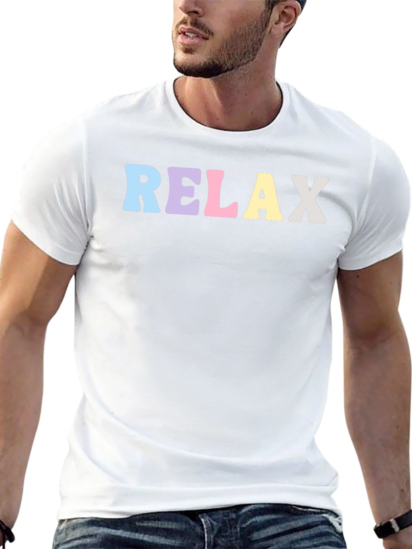 Relax Graphic Tee - Stylish Comfort