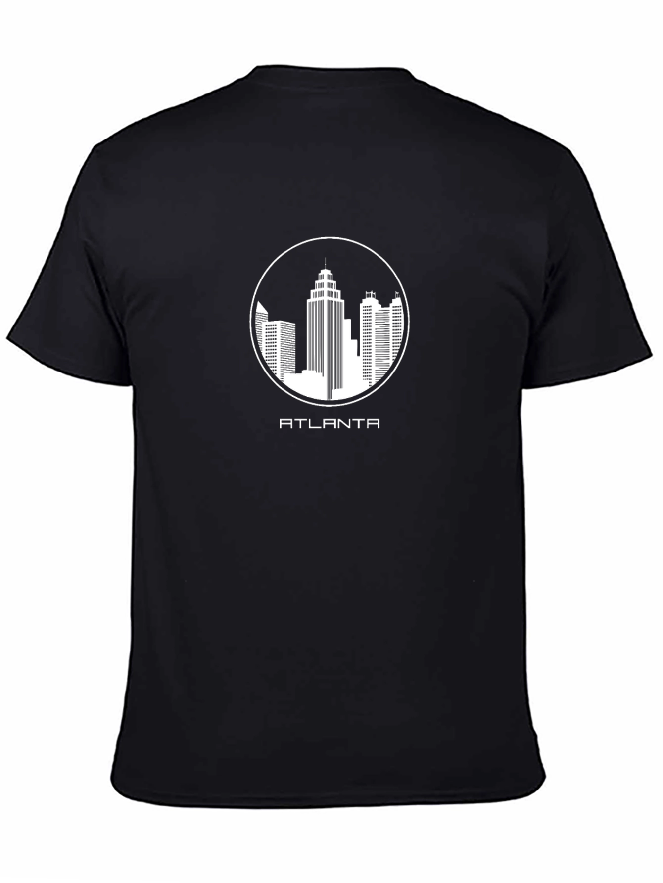 Atlanta Skyline Graphic T-Shirt - Black