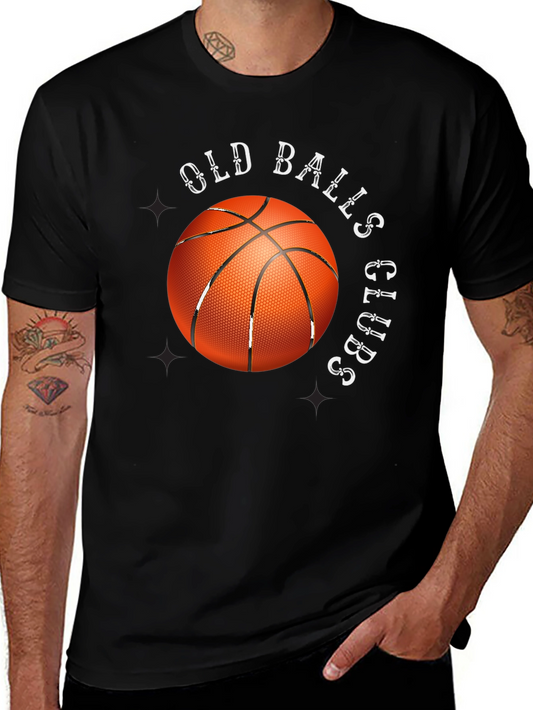 Old Balls Club Basketball Graphic T-Shirt