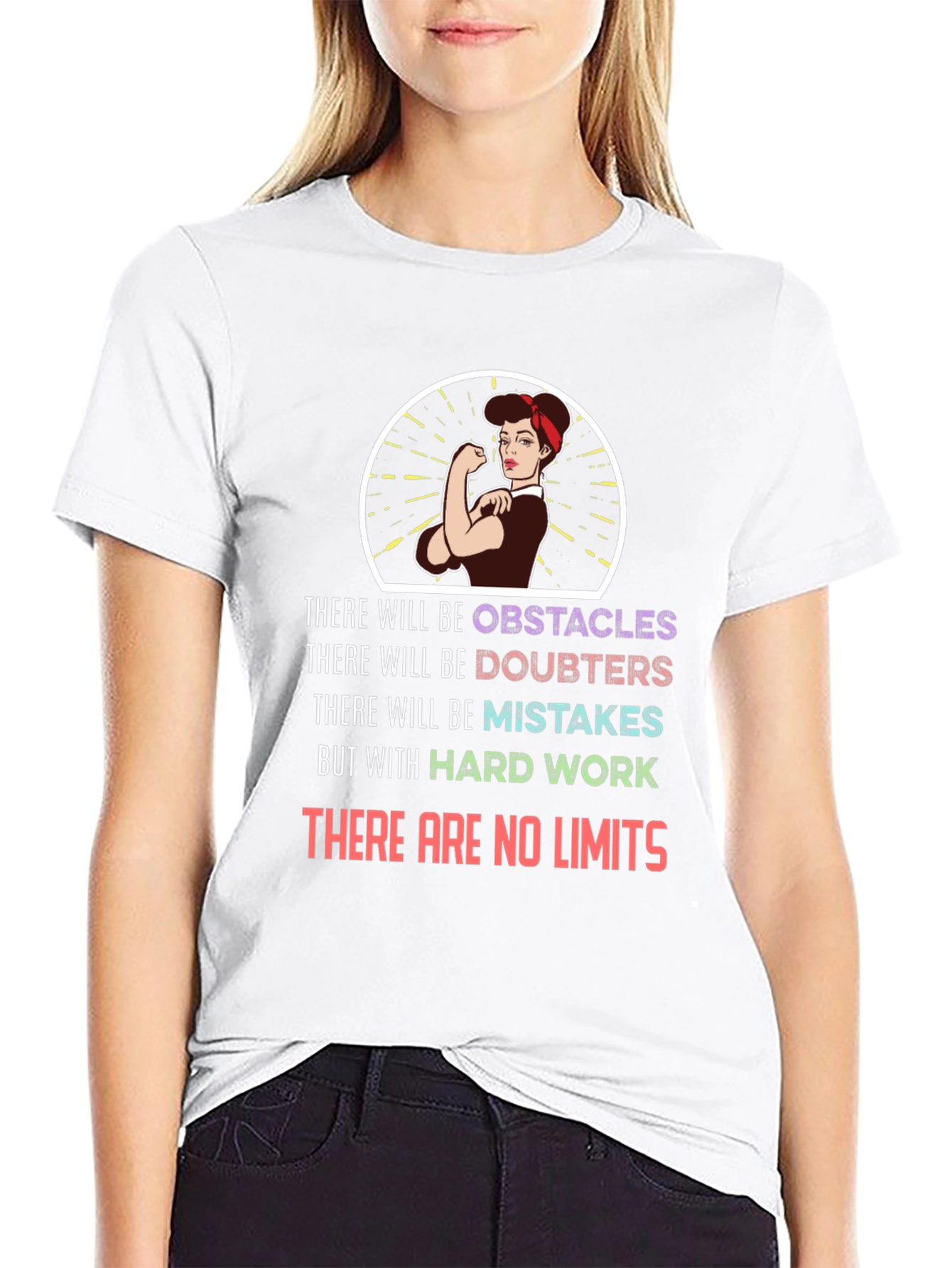 Empowering Womens Graphic T-Shirt - No Limits