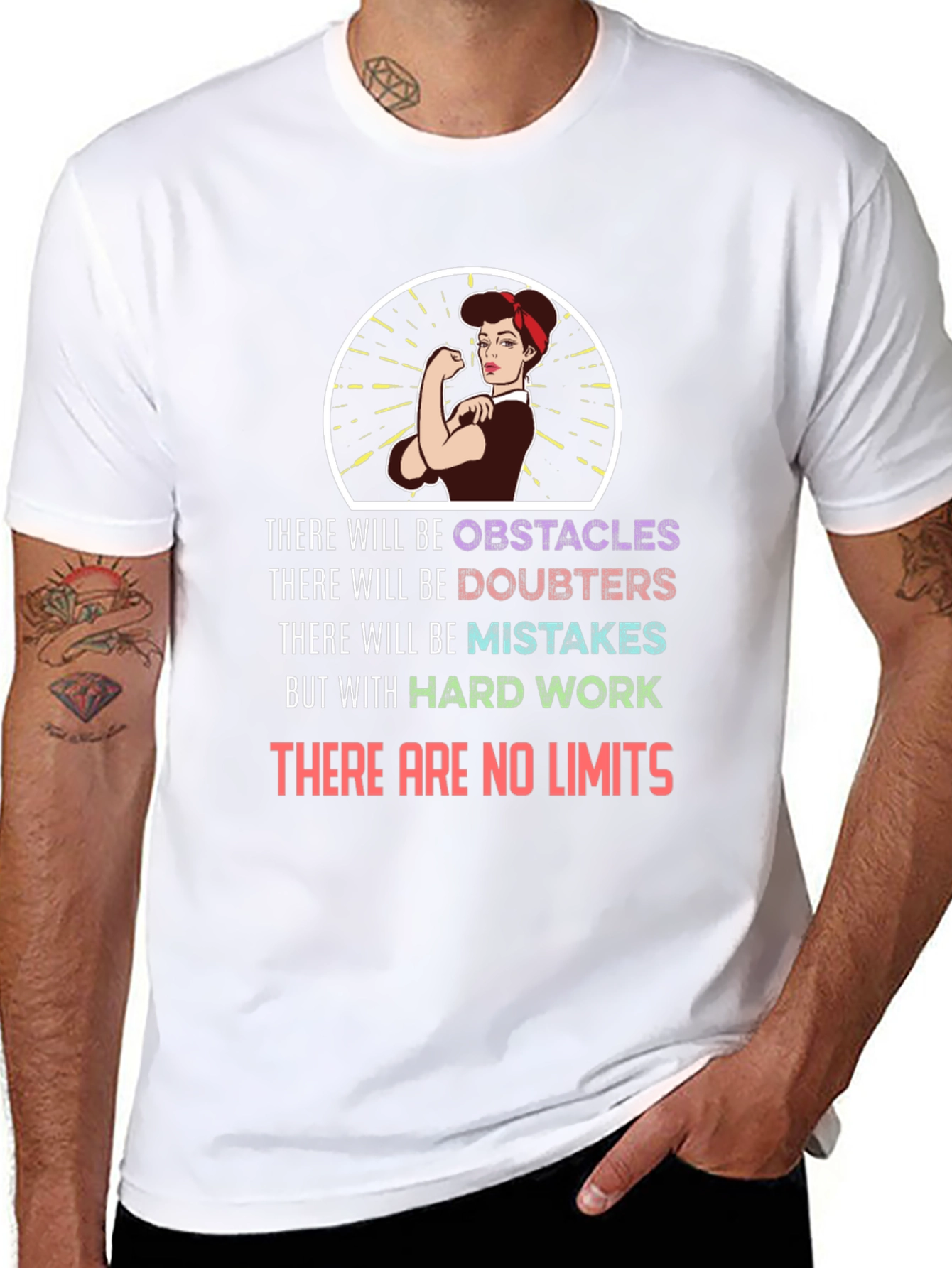 Empowering Womens Graphic T-Shirt - No Limits