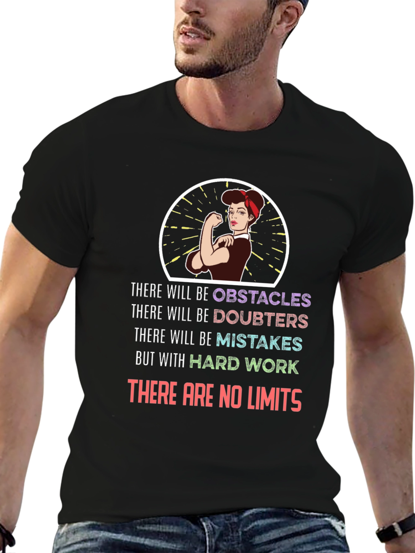 Empowering Womens Graphic T-Shirt - No Limits