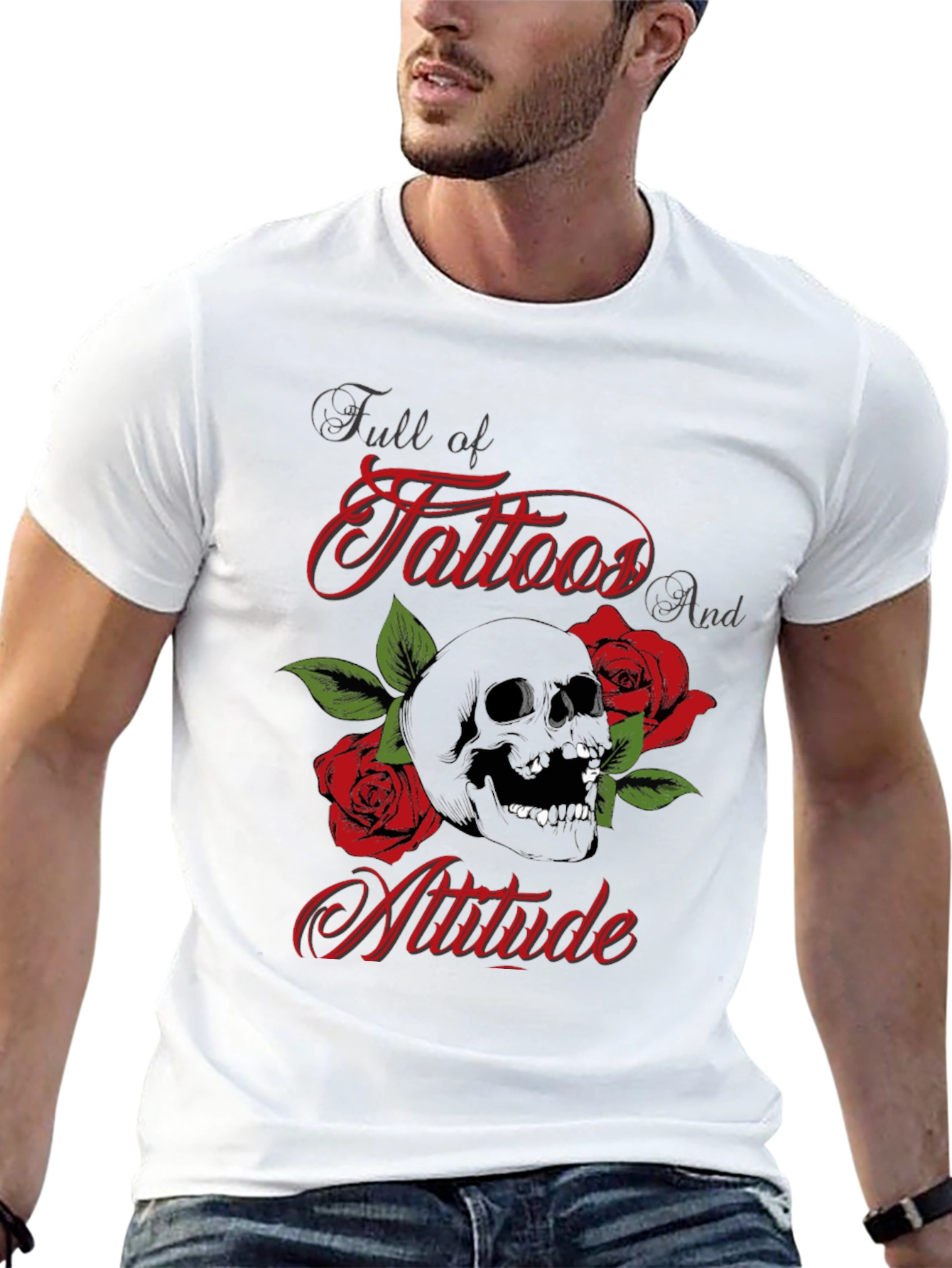 Tattooed Attitude Graphic T-Shirt