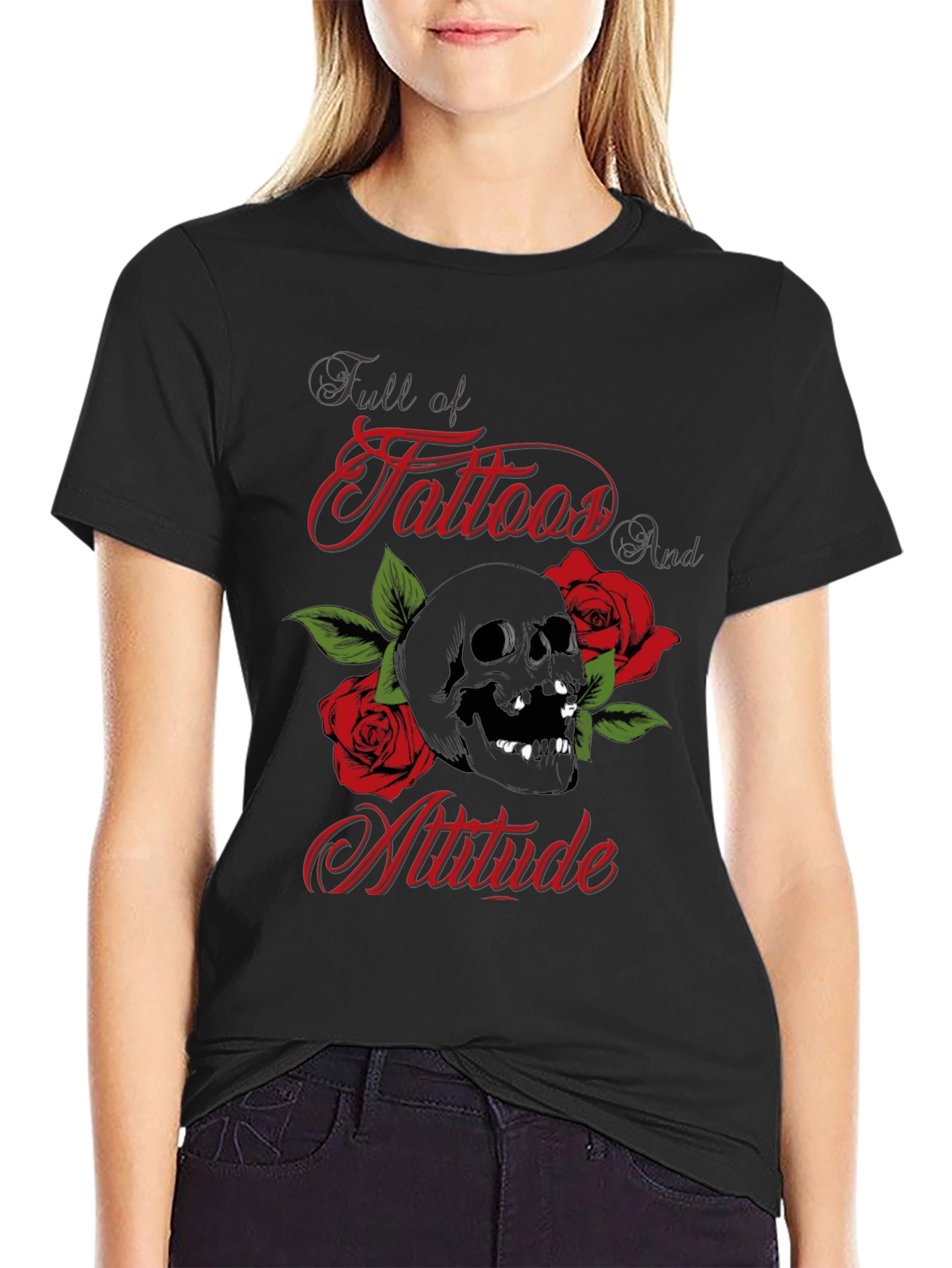 Tattooed Attitude Graphic T-Shirt