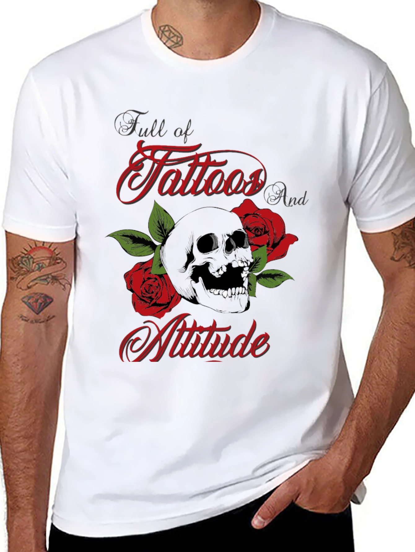 Tattooed Attitude Graphic T-Shirt
