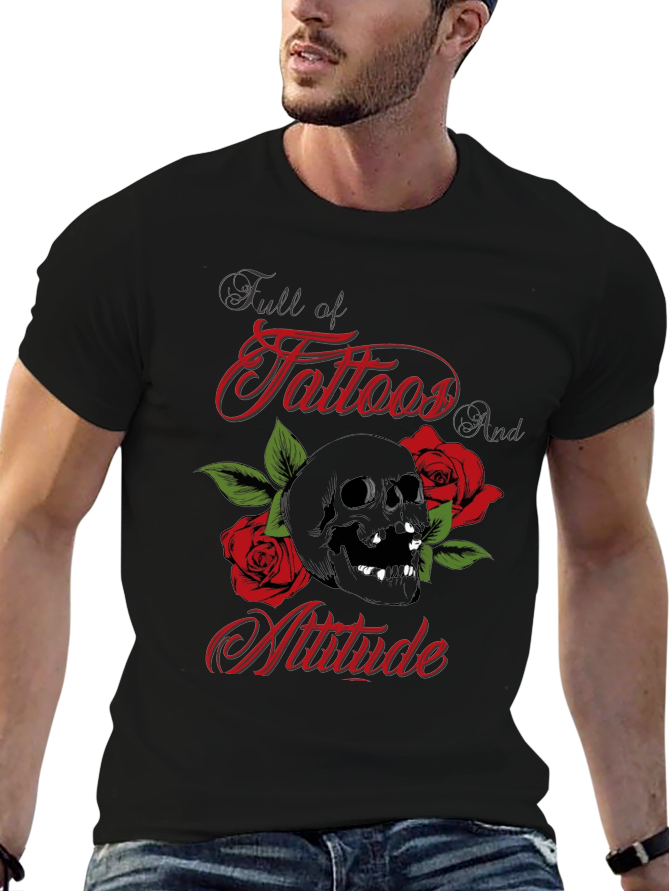 Tattooed Attitude Graphic T-Shirt