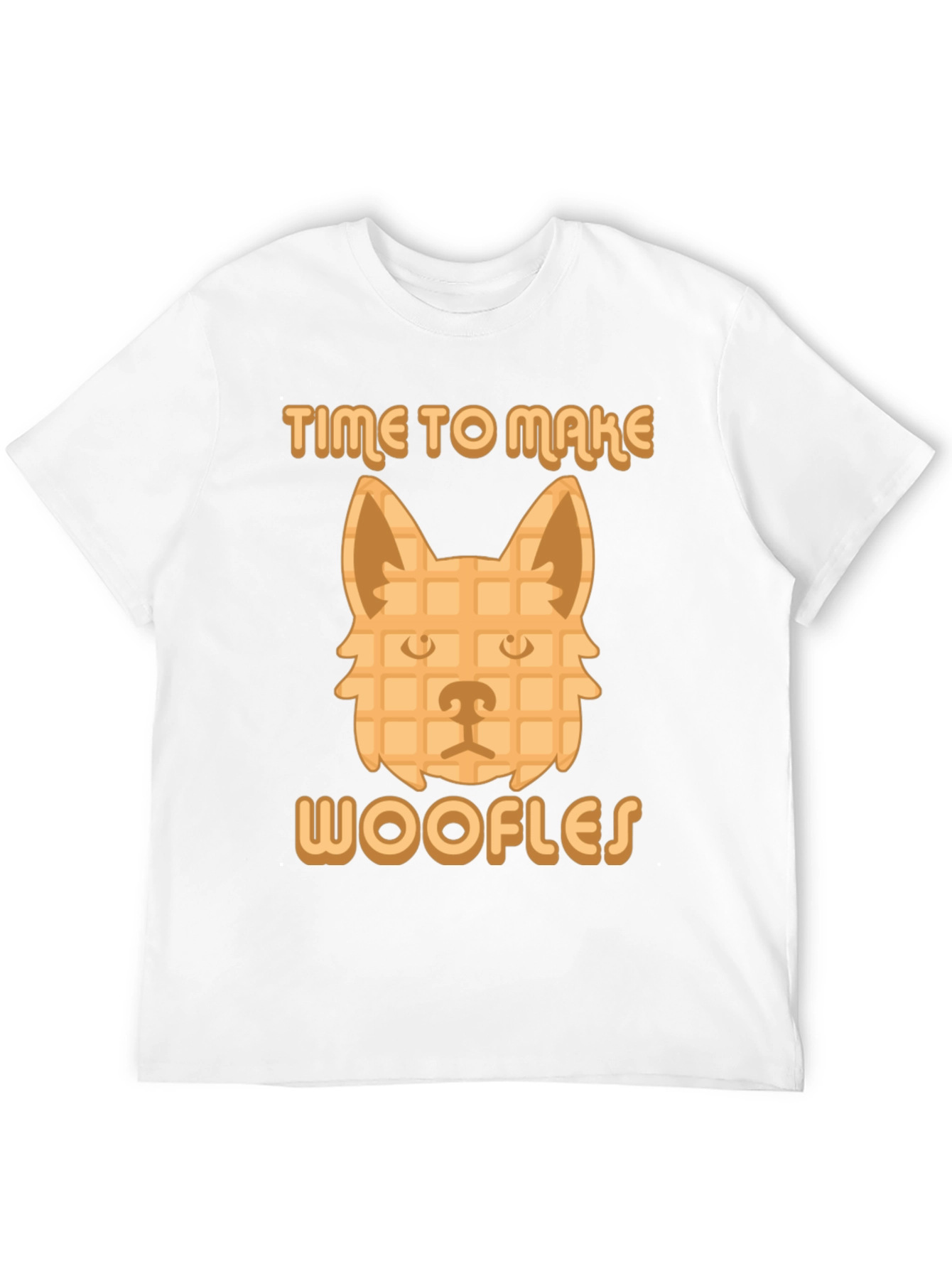 Time to Make Woofles Funny Dog Waffle T-Shirt