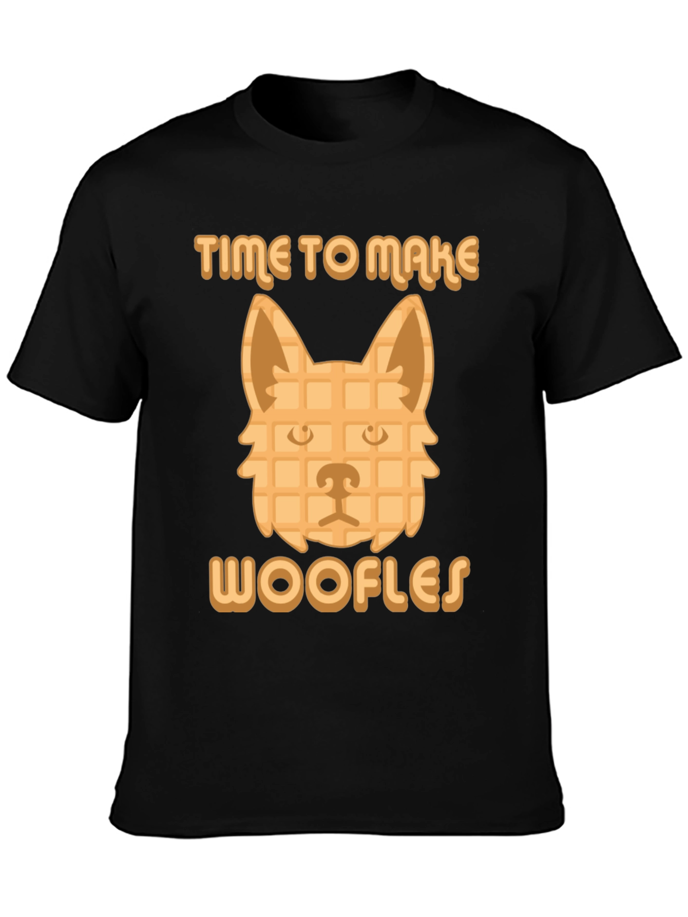 Time to Make Woofles Funny Dog Waffle T-Shirt