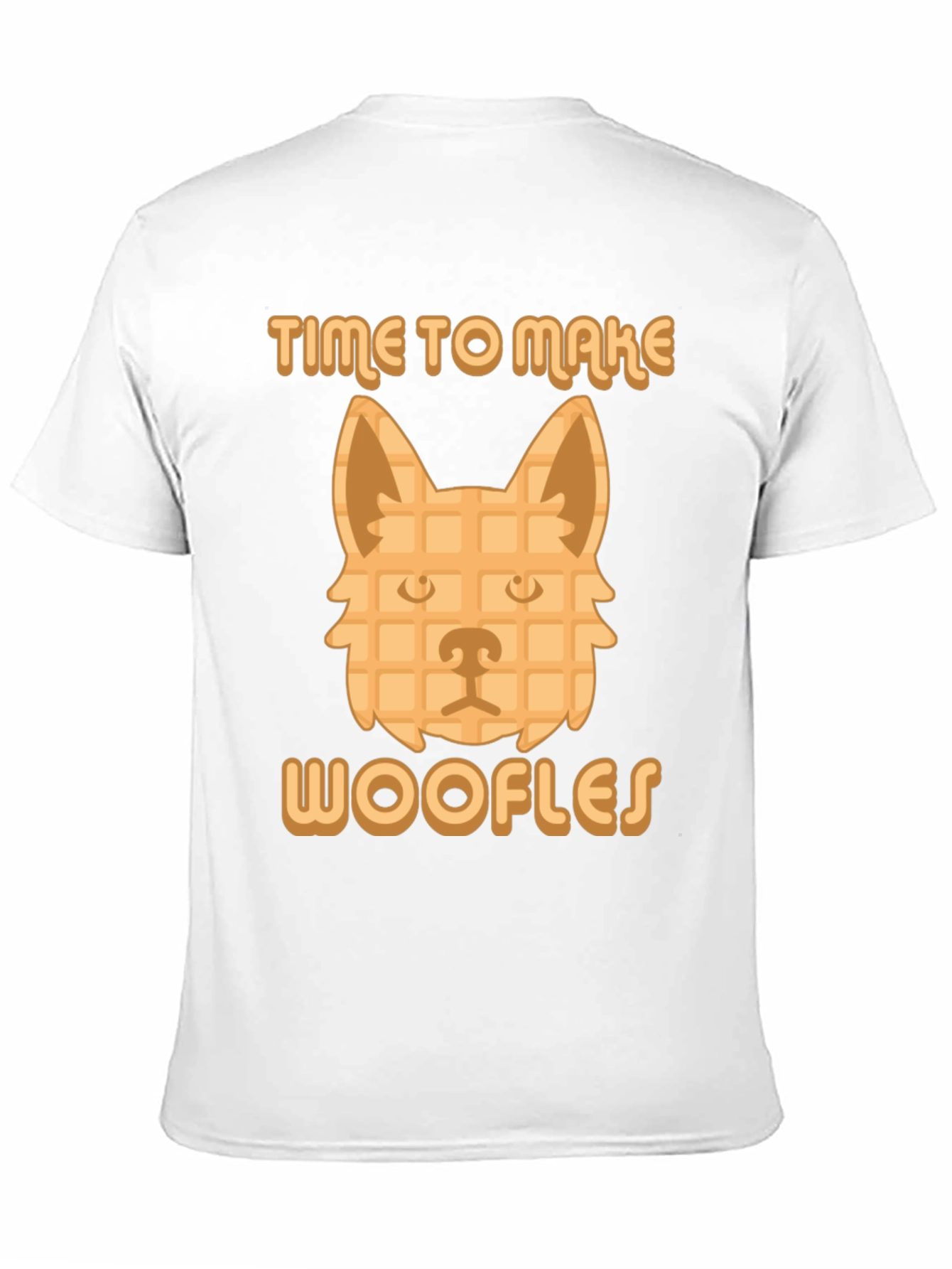 Time to Make Woofles Funny Dog Waffle T-Shirt