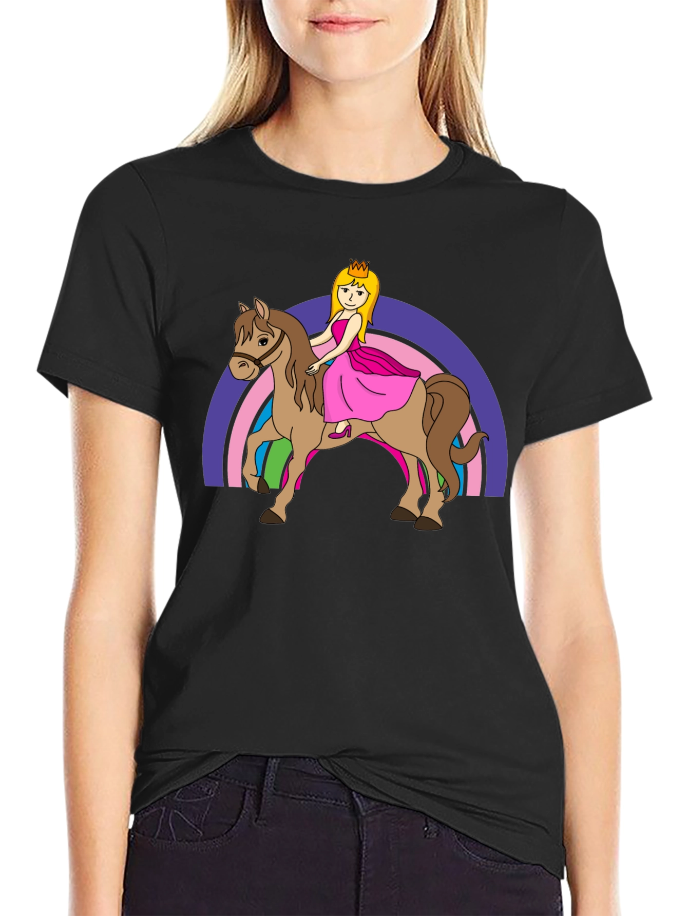 Princess on Horseback Graphic Tee