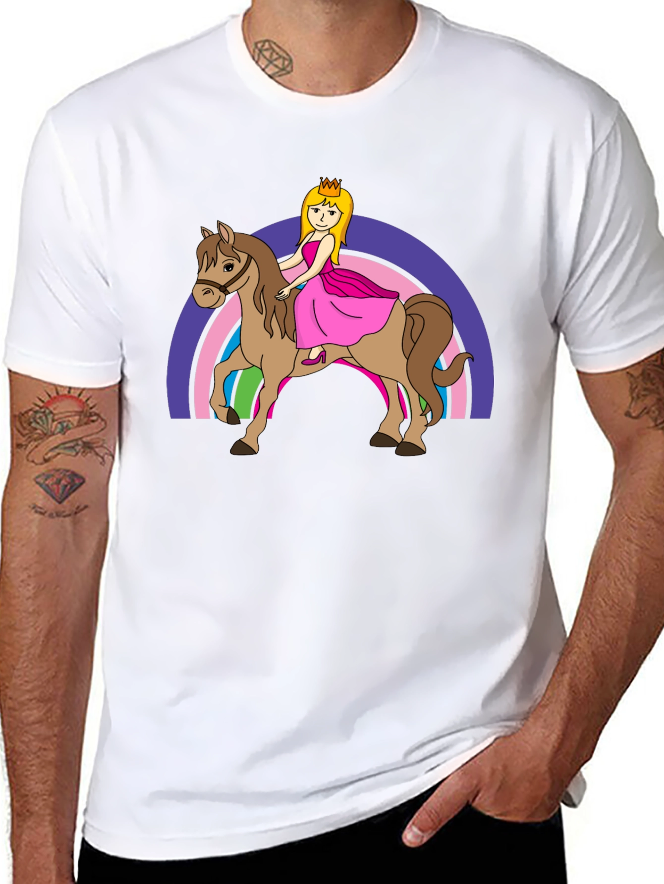 Princess on Horseback Graphic Tee