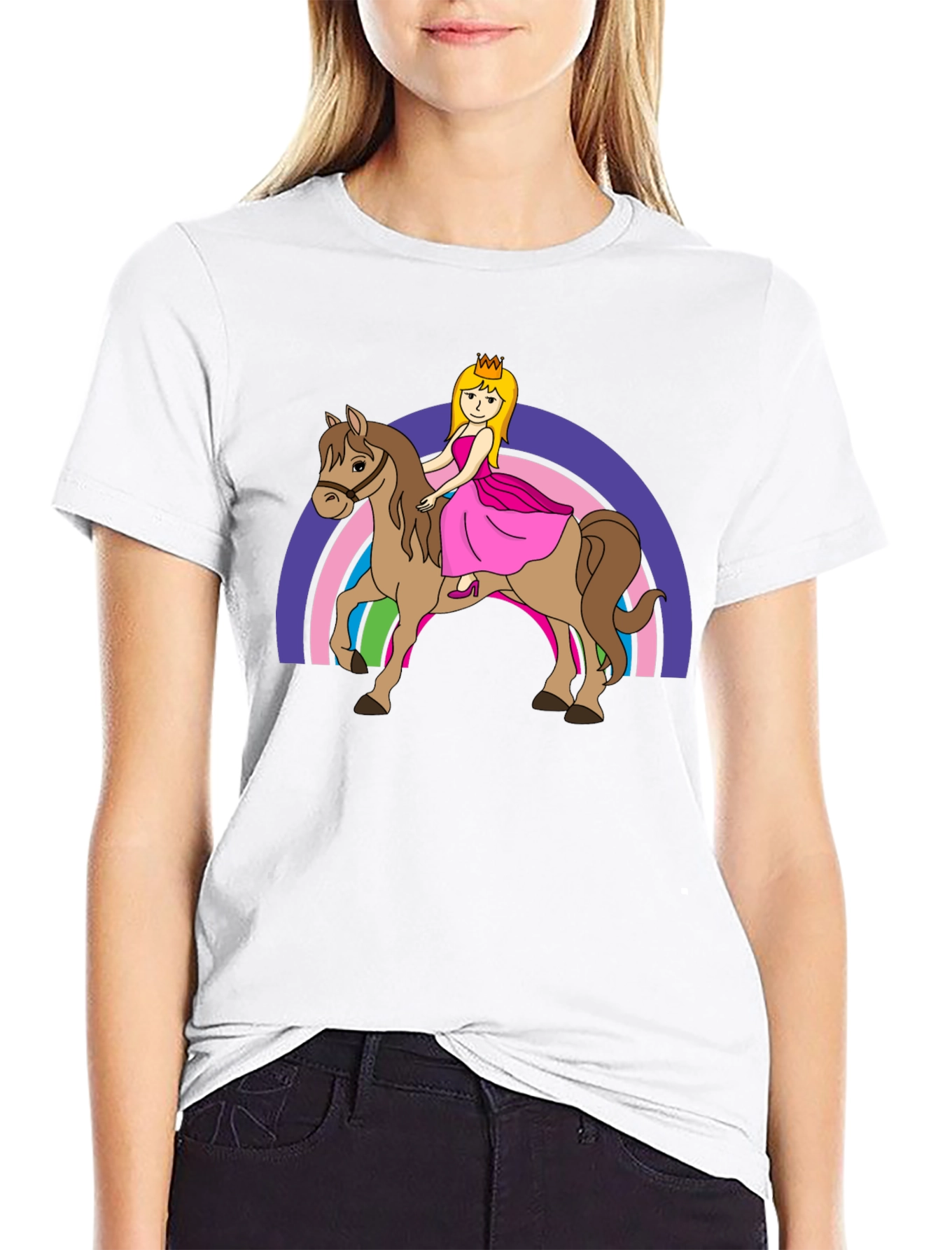 Princess on Horseback Graphic Tee