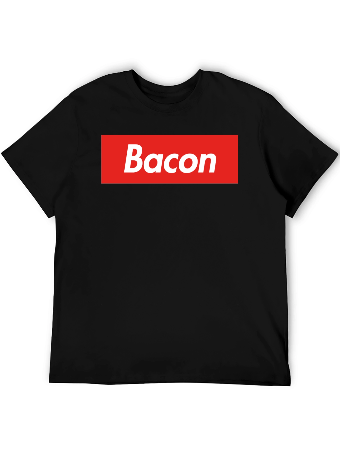 Bacon Logo T-Shirt - Supreme Style Funny Tee