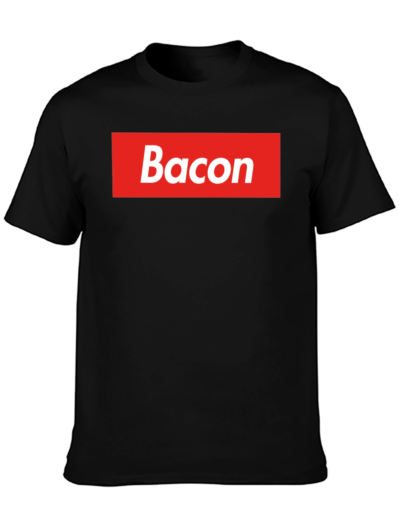 Bacon Logo T-Shirt - Supreme Style Funny Tee