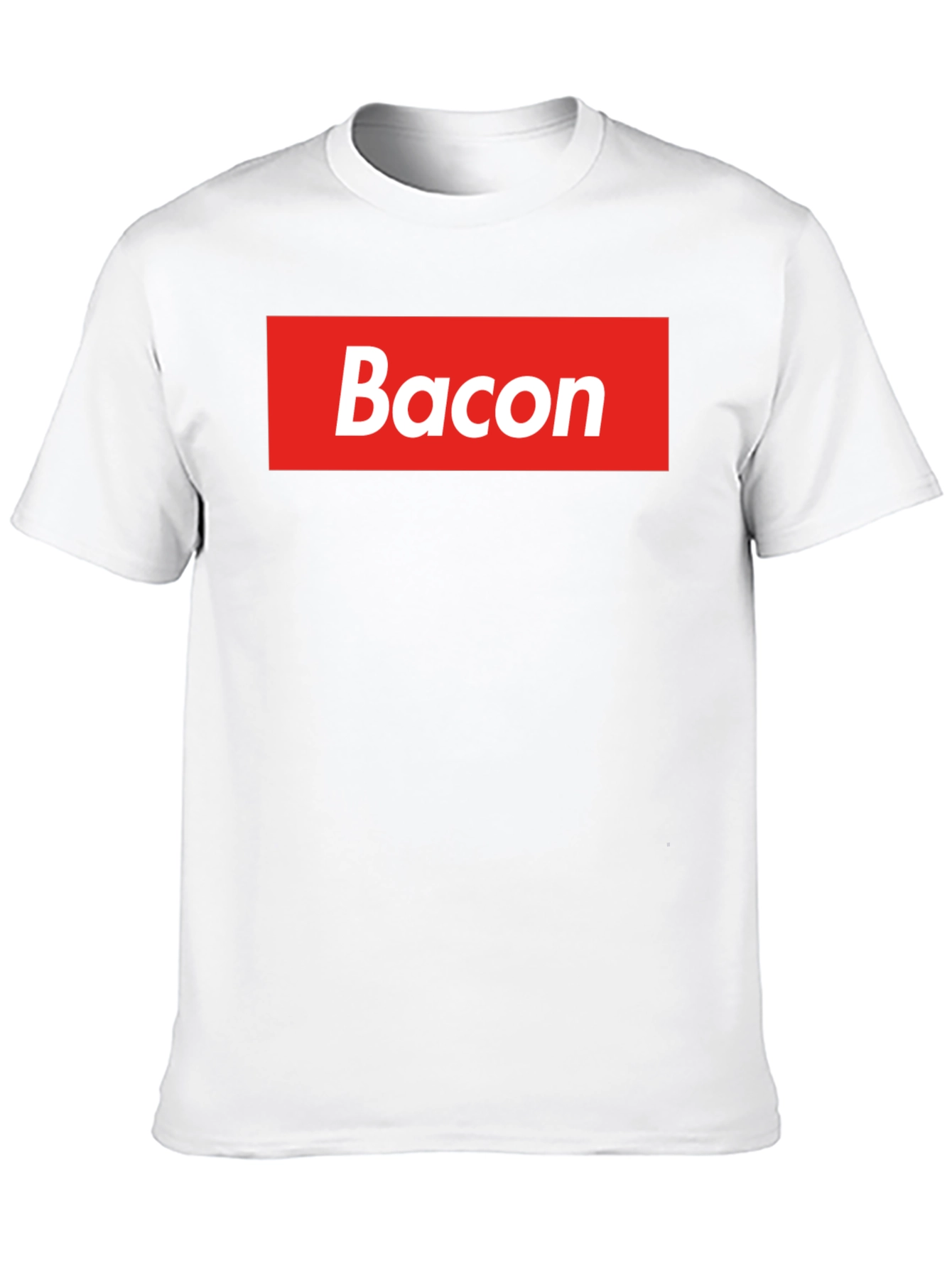 Bacon Logo T-Shirt - Supreme Style Funny Tee