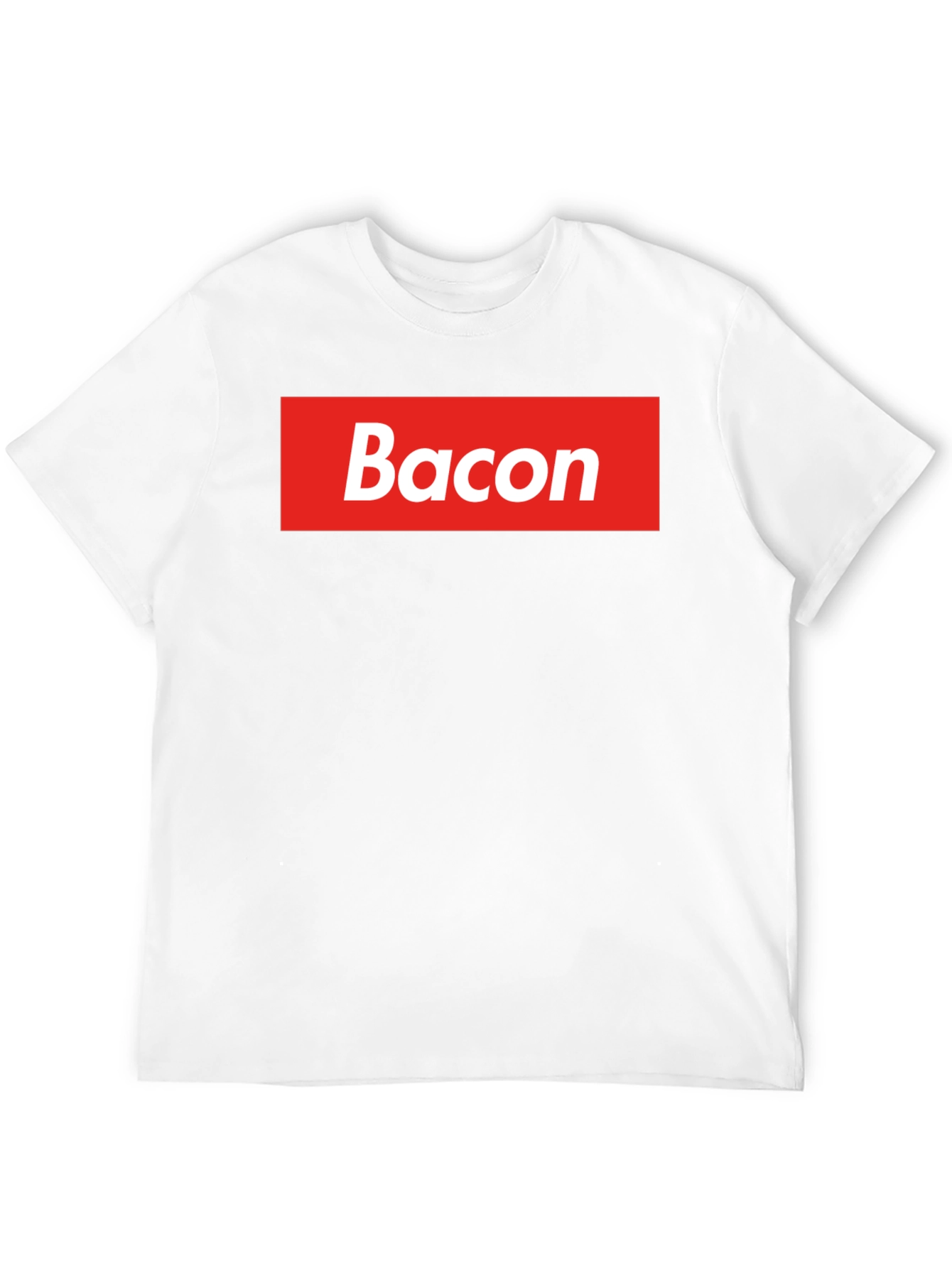 Bacon Logo T-Shirt - Supreme Style Funny Tee