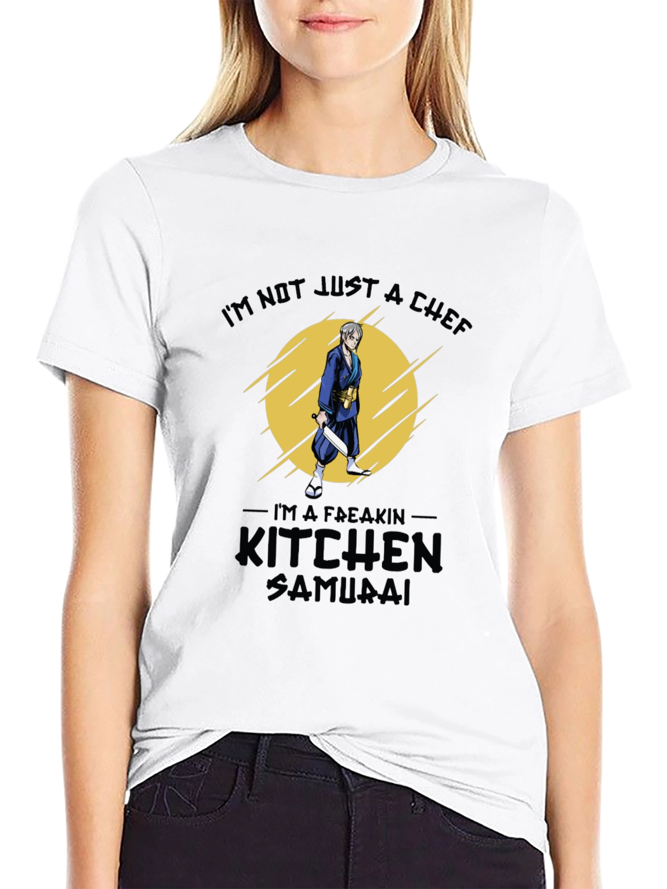 Kitchen Samurai Graphic T-Shirt - Chef Humor Tee