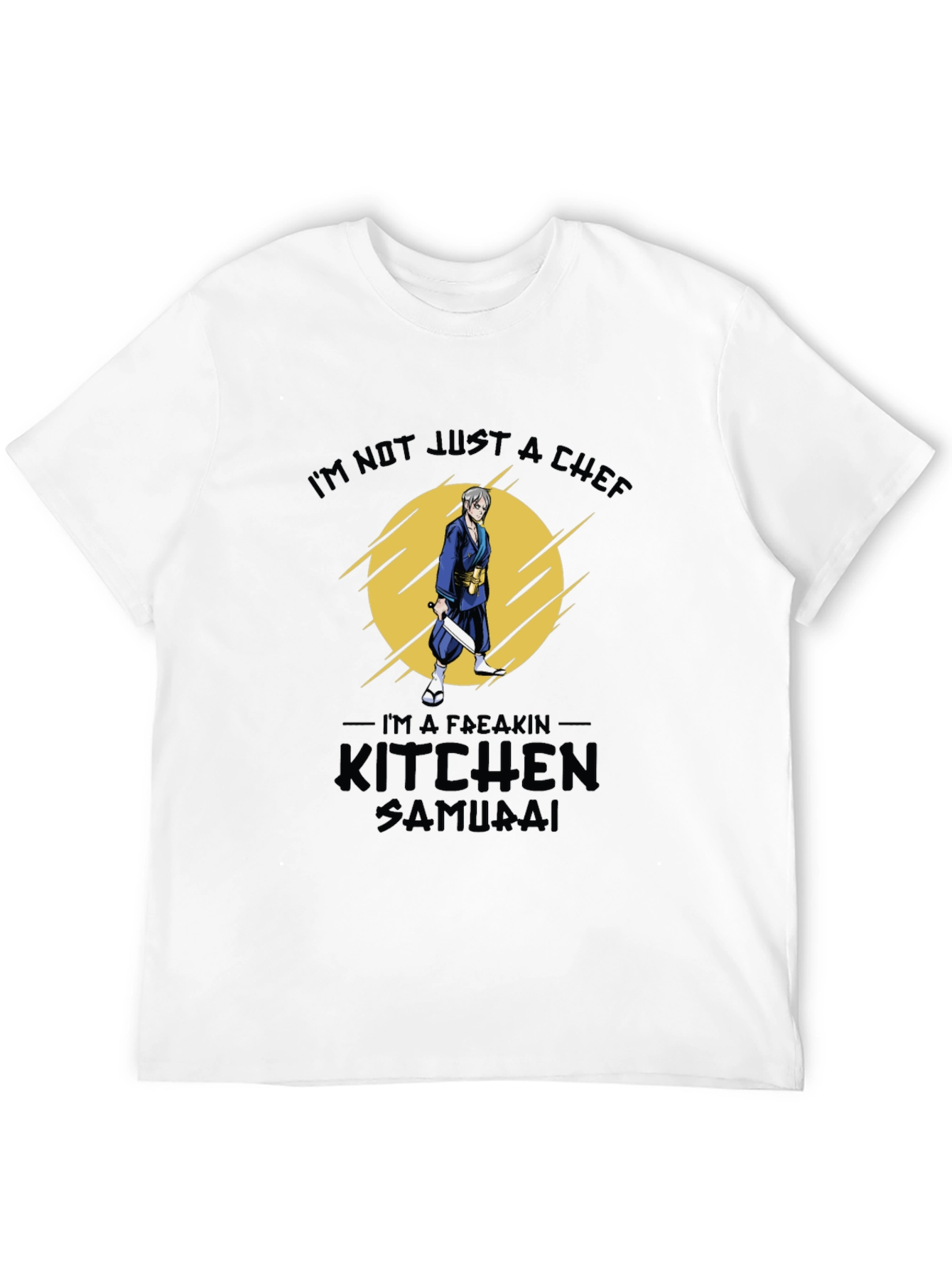 Kitchen Samurai Graphic T-Shirt - Chef Humor Tee