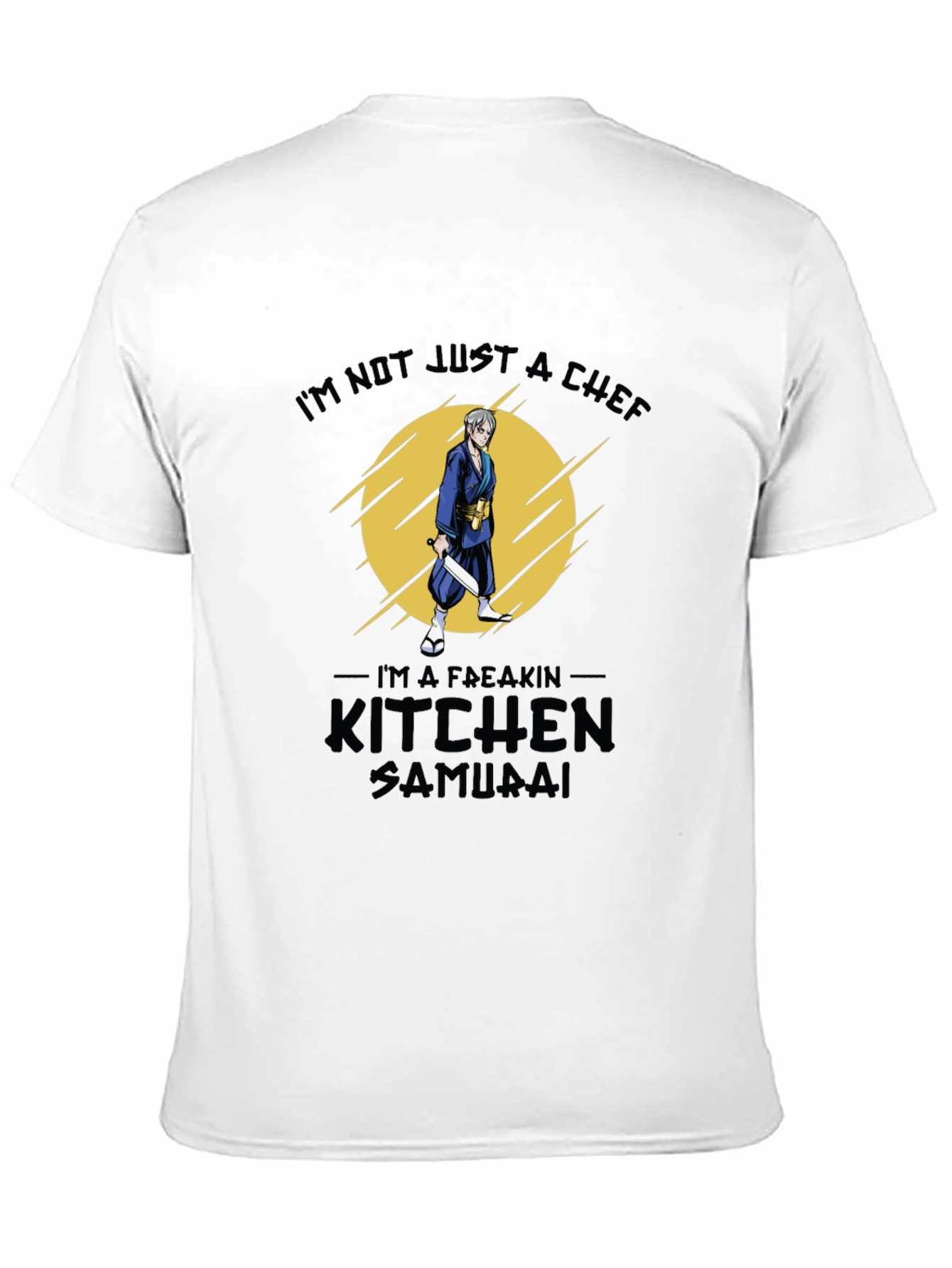 Kitchen Samurai Graphic T-Shirt - Chef Humor Tee