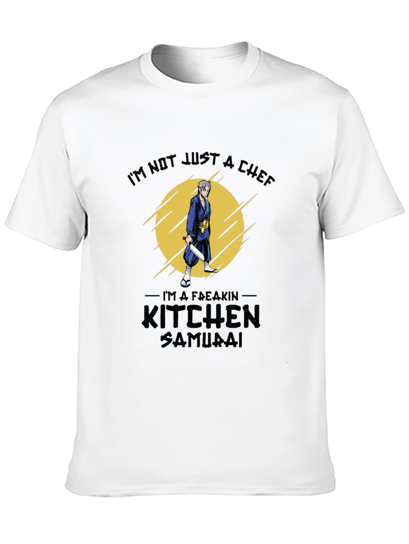 Kitchen Samurai Graphic T-Shirt - Chef Humor Tee