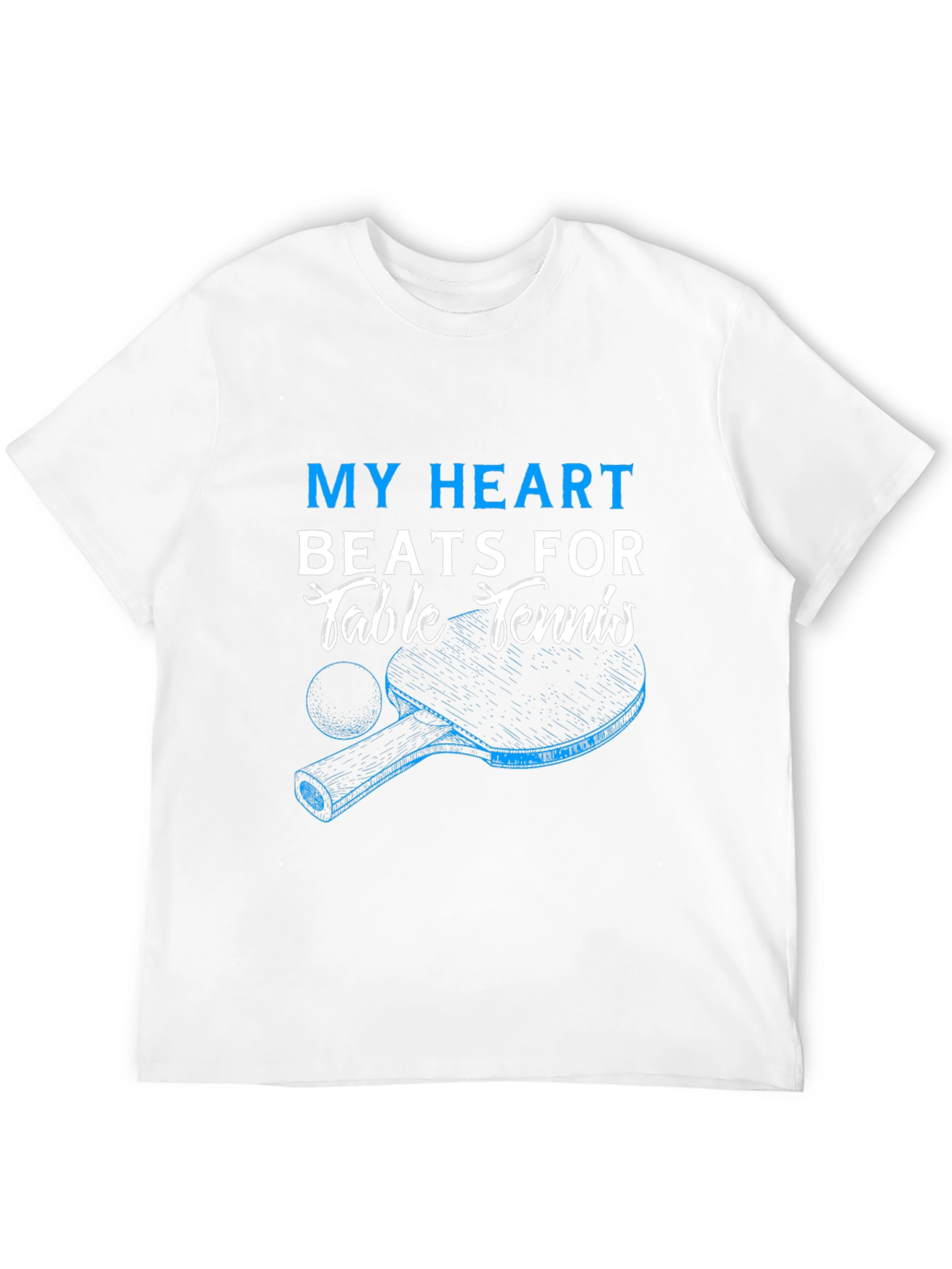 My Heart Beats For Table Tennis T-Shirt