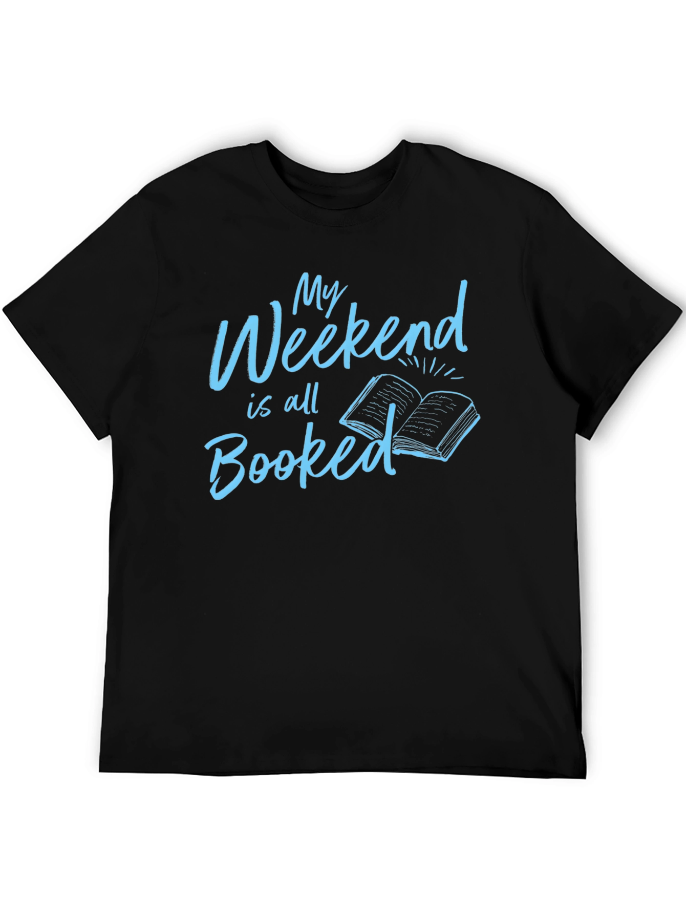 Booked Weekend Black T-Shirt