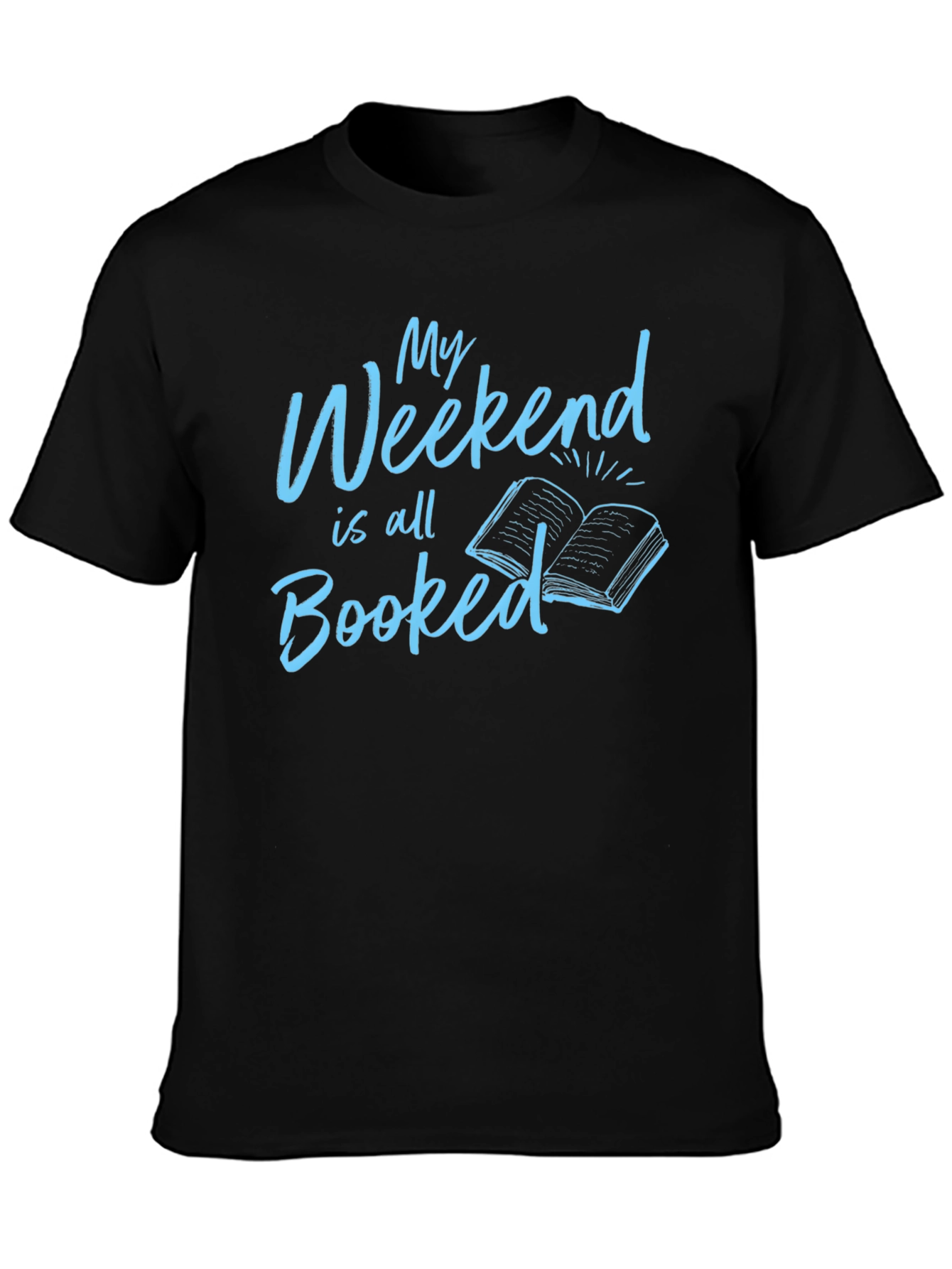 Booked Weekend Black T-Shirt