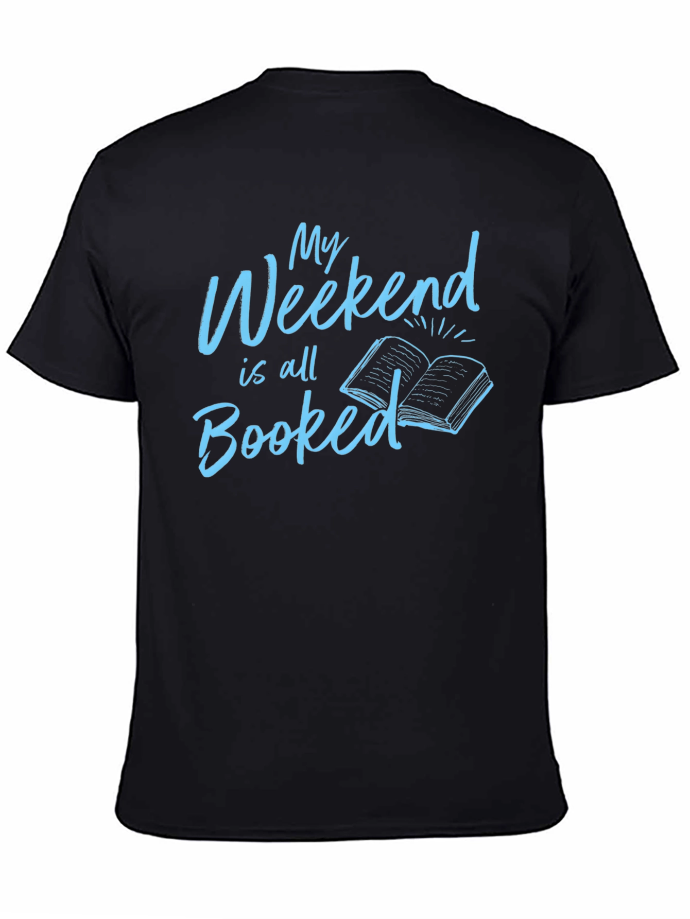 Booked Weekend Black T-Shirt