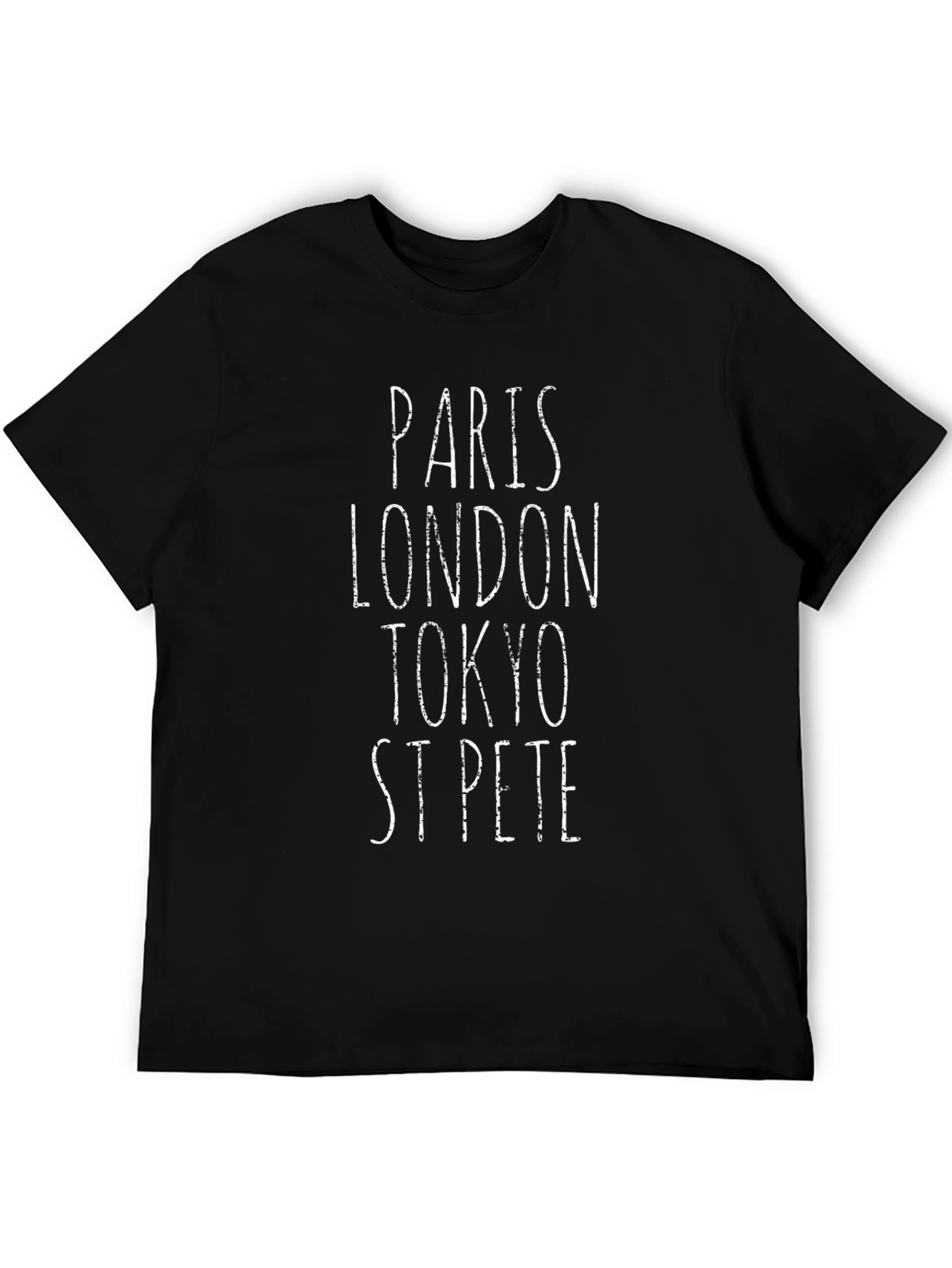Paris London Tokyo ST Pete Graphic Tee