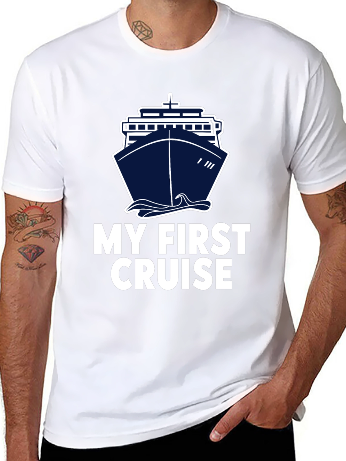 My First Cruise T-Shirt - Cruise Ship Design