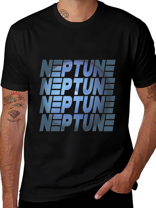 Neptune Graphic Print T-Shirt - Stylish Casual Wear