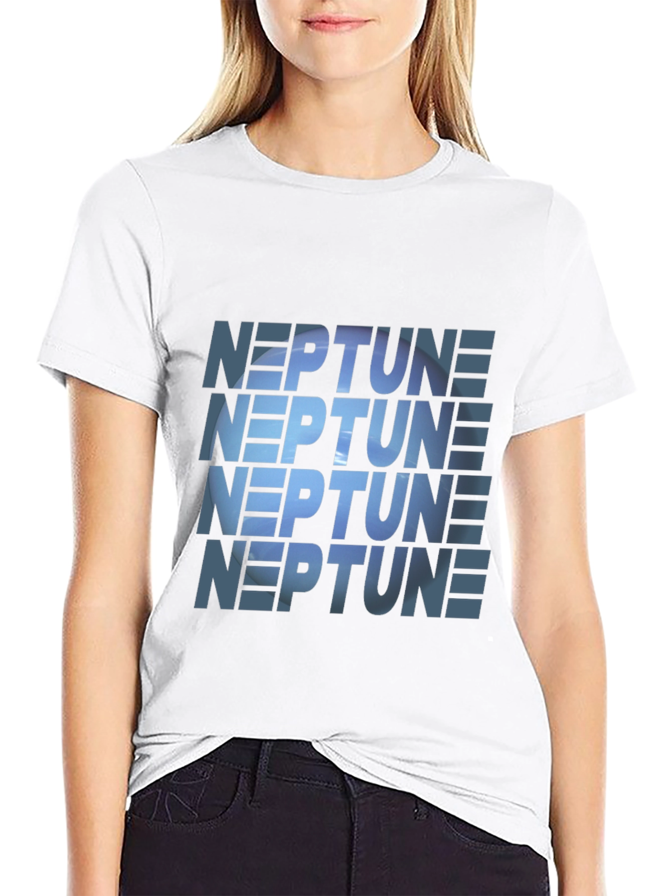 Neptune Graphic Print T-Shirt - Stylish Casual Wear