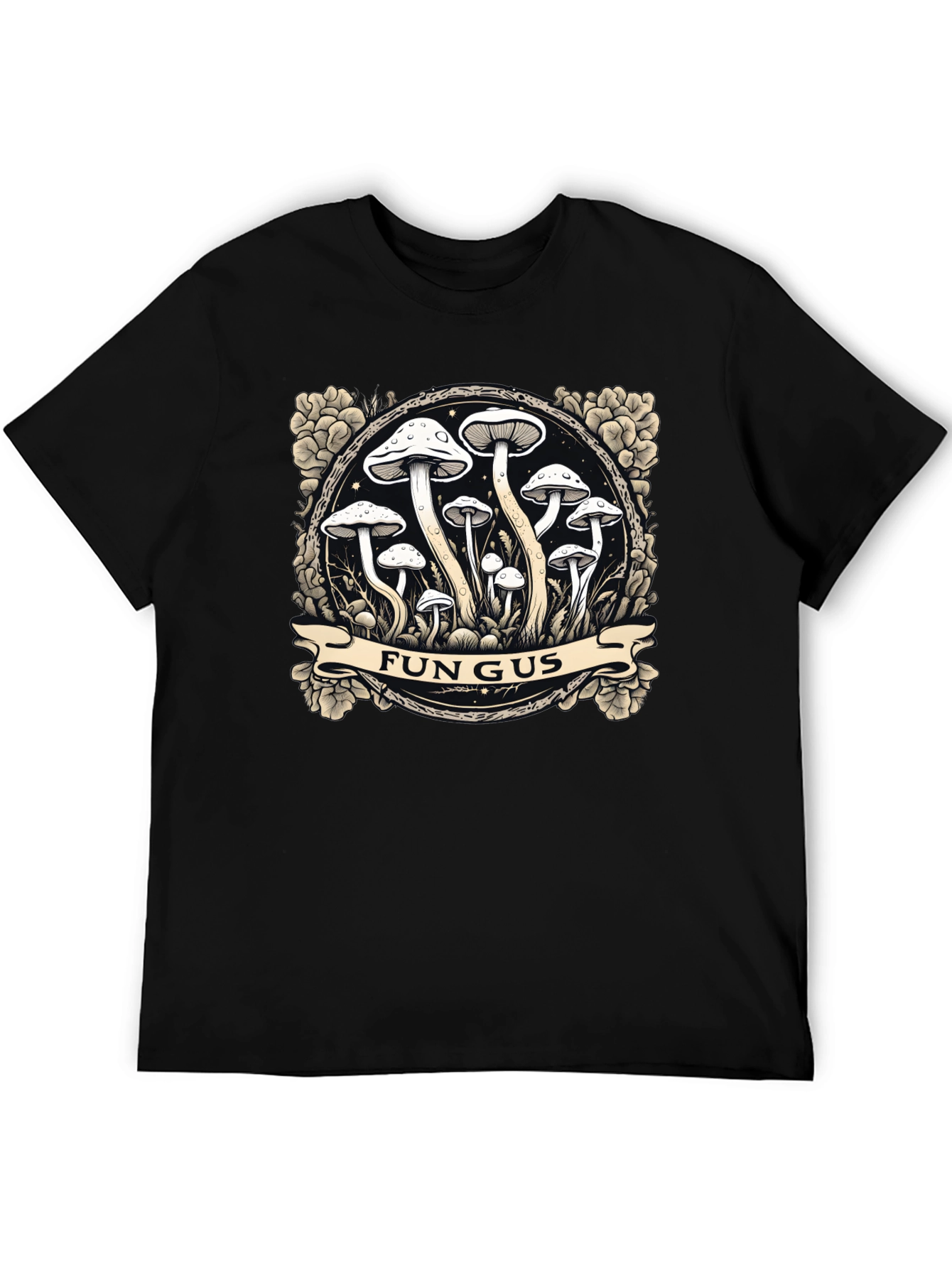 Fungus Graphic Tee - Unique Mushroom Design