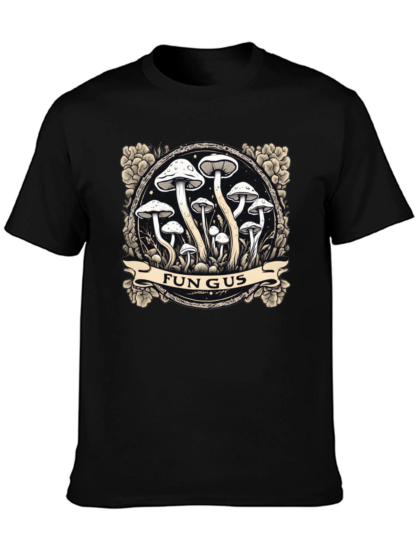 Fungus Graphic Tee - Unique Mushroom Design