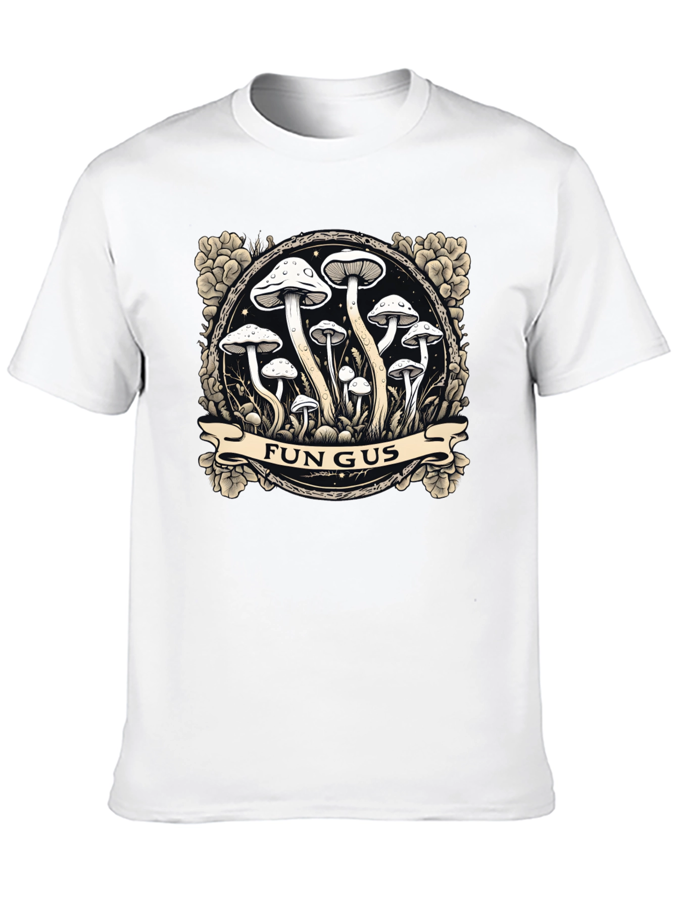 Fungus Graphic Tee - Unique Mushroom Design