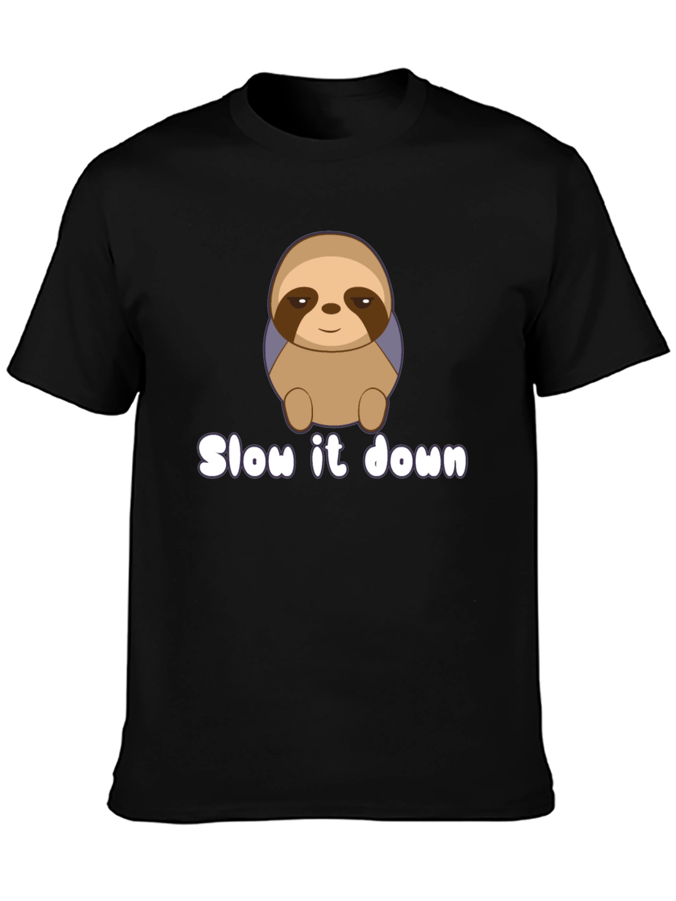 Slow it Down Sloth Graphic T-Shirt - Relaxed Fit