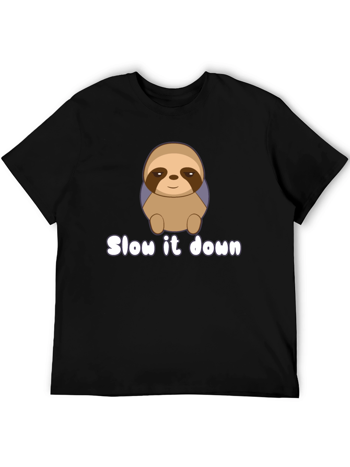 Slow it Down Sloth Graphic T-Shirt - Relaxed Fit