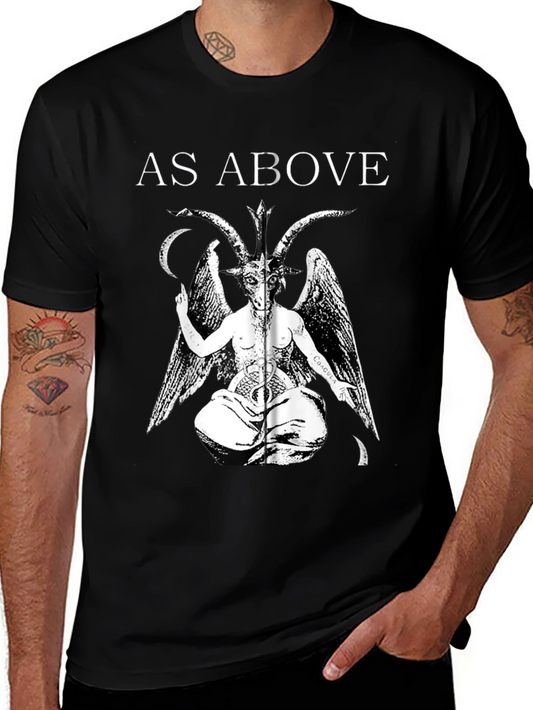 As Above So Below Baphomet T-Shirt