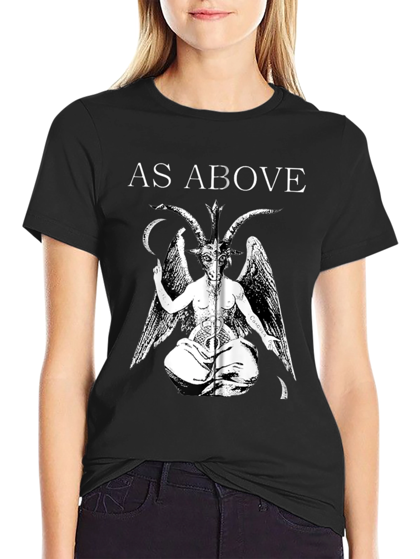 As Above So Below Baphomet T-Shirt