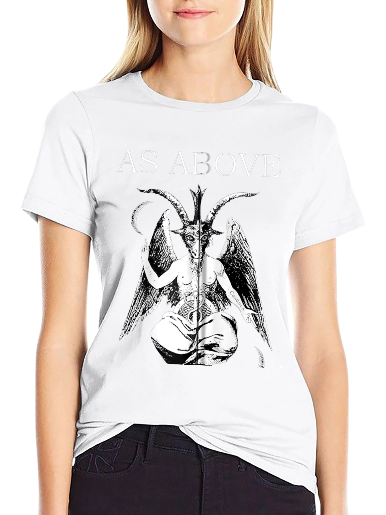 As Above So Below Baphomet T-Shirt