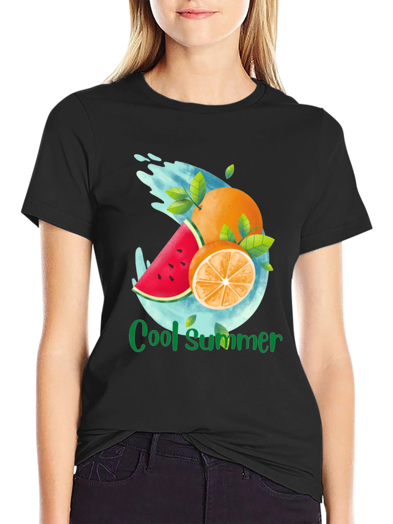 Cool Summer Fruit Graphic T-Shirt